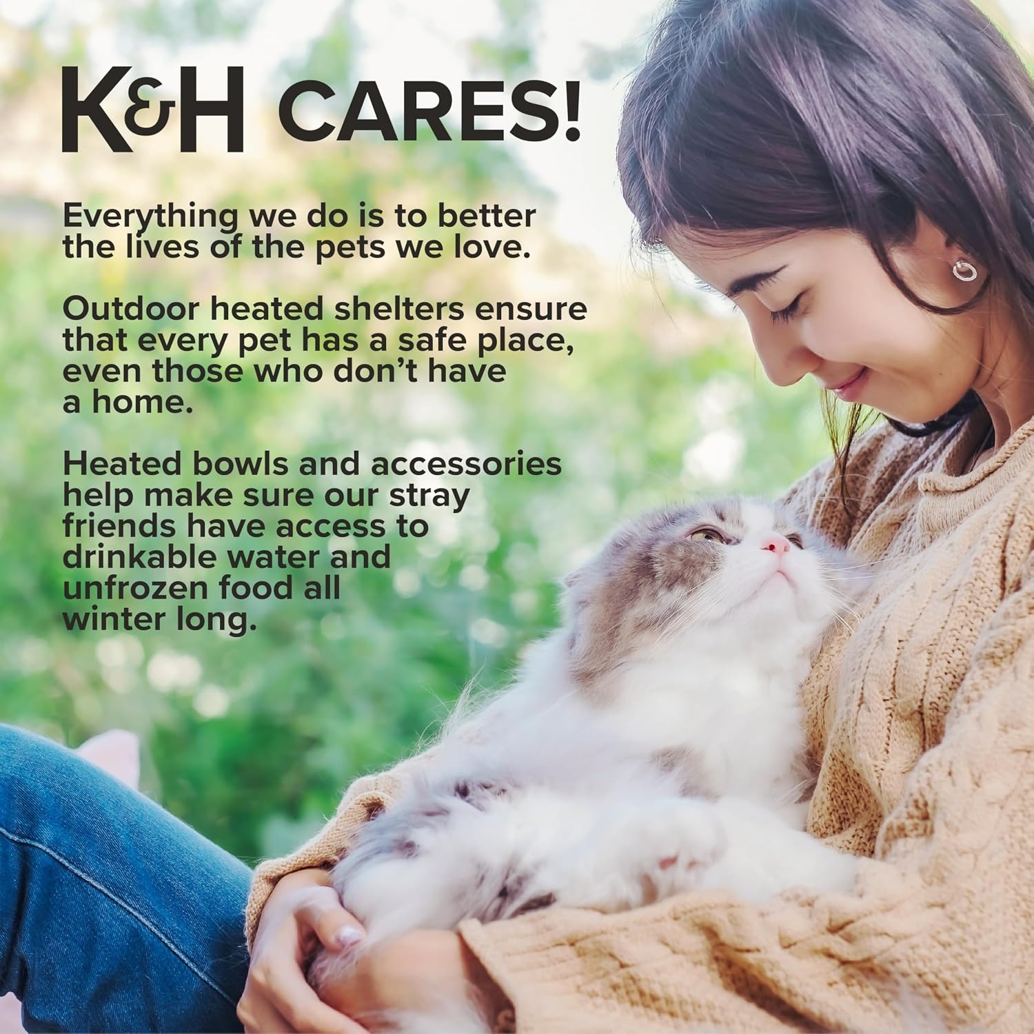 image:imageKampH Heated Cat Bed ThermoPet Cave Indoor Safety Listed 4W NavyGeo  Removable Waterproof Cat Heating Pad Heated Pet Bed for Dogs amp Cats Covered Cave Pet Tent Collapsible Machine WashableGrayGeo Flower