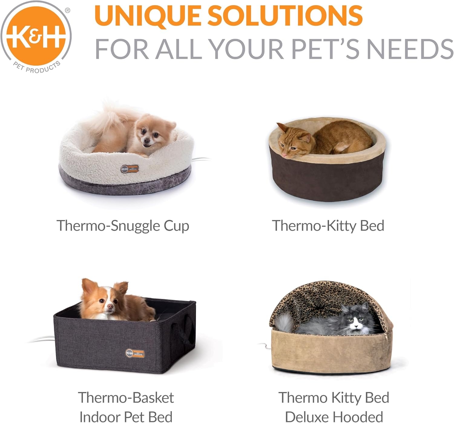 image:imageKampH Heated Cat Bed ThermoPet Cave Indoor Safety Listed 4W NavyGeo  Removable Waterproof Cat Heating Pad Heated Pet Bed for Dogs amp Cats Covered Cave Pet Tent Collapsible Machine WashableNavyGeo Flower