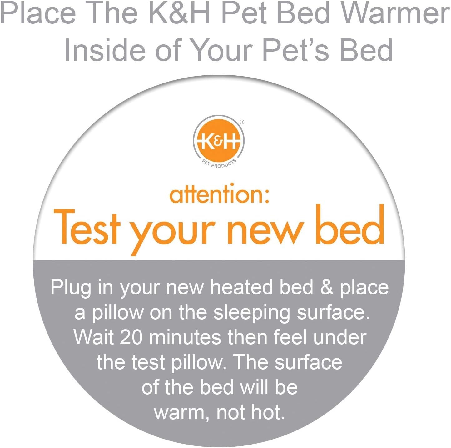 image:imageKampH Pet Bed Warmer Safety Listed Dog Heating Pad XL 255x1575in Tan  Create Your Own Heated Dog Bed with The KampH Warmer Waterproof Indoor Heated Warming Pad Insert Smart Automatic TemperatureMedium