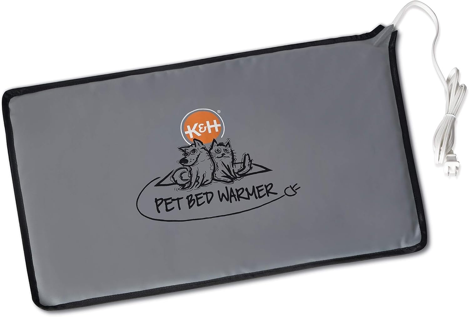 image:imageKampH Pet Bed Warmer Safety Listed Dog Heating Pad XL 265 X 1675in Gray  Create Your Own Heated Dog Bed with The KampH Warmer Waterproof Indoor Heated Warming Pad Insert Smart Automatic TemperatureGray