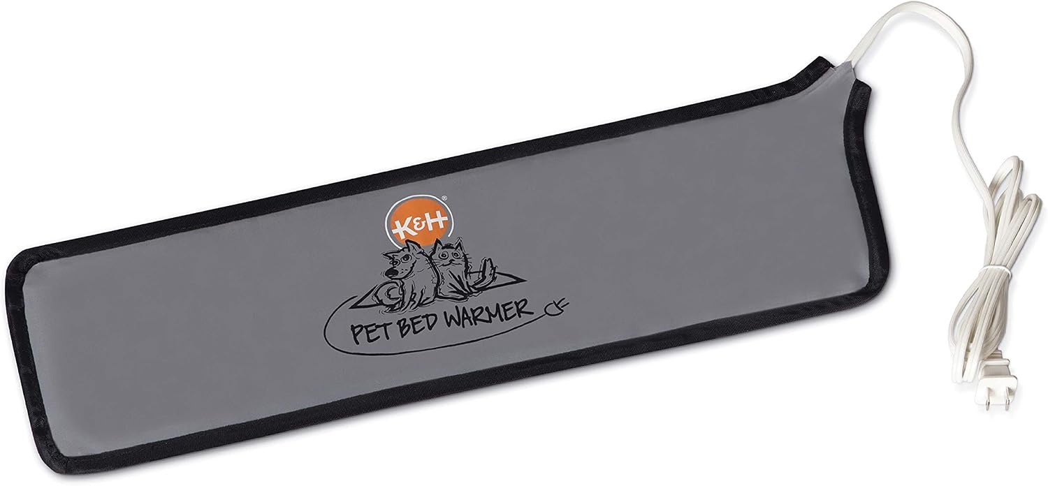 image:imageKampH Pet Bed Warmer Safety Listed Dog Heating Pad XL 265 X 1675in Gray  Create Your Own Heated Dog Bed with The KampH Warmer Waterproof Indoor Heated Warming Pad Insert Smart Automatic TemperatureGray