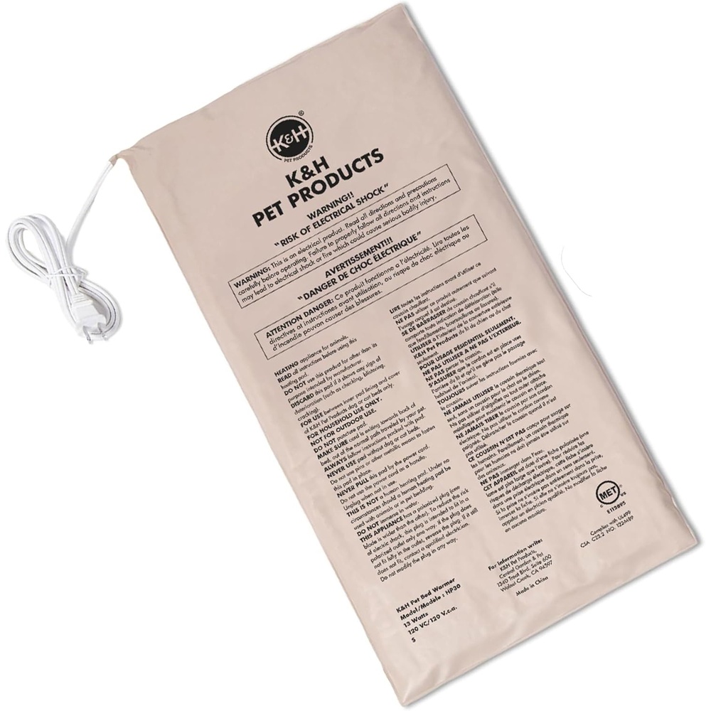 image:imageKampH Pet Bed Warmer Safety Listed Dog Heating Pad XL 255x1575in Tan  Create Your Own Heated Dog Bed with The KampH Warmer Waterproof Indoor Heated Warming Pad Insert Smart Automatic TemperatureLarge