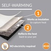 image:imageKampH Cat Bed SelfWarming Hut Cat Cave Bed Small 19x18in Gray  SuperSoft SelfHeating Covered Kitty Tent No Electric Needed to Keep Pets Warm Also for Small Dogs Machine WashableGrayWhite