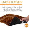 image:imageKampH Crate Pad SelfWarming Crate Pad Adjustable Fit Large 37x25in Gray  Large Self Heated Dog amp Cat Bed Mat Portable Machine Washable No Electric Needed Adjustable Fit NonSlip BottomMocha