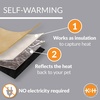 image:imageKampH Crate Pad SelfWarming Crate Pad Adjustable Fit Large 37x25in Gray  Large Self Heated Dog amp Cat Bed Mat Portable Machine Washable No Electric Needed Adjustable Fit NonSlip BottomTan