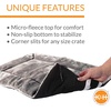 image:imageKampH Crate Pad SelfWarming Crate Pad Adjustable Fit Large 37x25in Gray  Large Self Heated Dog amp Cat Bed Mat Portable Machine Washable No Electric Needed Adjustable Fit NonSlip BottomGray