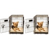 image:imageKampH Crate Pad SelfWarming Crate Pad Adjustable Fit Large 37x25in Gray  Large Self Heated Dog amp Cat Bed Mat Portable Machine Washable No Electric Needed Adjustable Fit NonSlip BottomTan