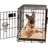 image:imageKampH Crate Pad SelfWarming Crate Pad Adjustable Fit Large 37x25in Gray  Large Self Heated Dog amp Cat Bed Mat Portable Machine Washable No Electric Needed Adjustable Fit NonSlip BottomTan