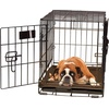 image:imageKampH Crate Pad SelfWarming Crate Pad Adjustable Fit Large 37x25in Gray  Large Self Heated Dog amp Cat Bed Mat Portable Machine Washable No Electric Needed Adjustable Fit NonSlip BottomMocha