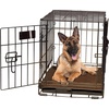 image:imageKampH Crate Pad SelfWarming Crate Pad Adjustable Fit Large 37x25in Gray  Large Self Heated Dog amp Cat Bed Mat Portable Machine Washable No Electric Needed Adjustable Fit NonSlip BottomMocha