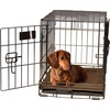 image:imageKampH Crate Pad SelfWarming Crate Pad Adjustable Fit Large 37x25in Gray  Large Self Heated Dog amp Cat Bed Mat Portable Machine Washable No Electric Needed Adjustable Fit NonSlip BottomMocha