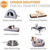 image:imageKampH Crate Pad SelfWarming Crate Pad Adjustable Fit Large 37x25in Gray  Large Self Heated Dog amp Cat Bed Mat Portable Machine Washable No Electric Needed Adjustable Fit NonSlip BottomTan