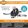 image:imageKampH Dog Car Seat Bucket Booster for Cats amp Dogs Small GrayCream  Better views on rides dog car seats for small dogs with bolster 2 tethers washable cover for 2 small dogs or 1 medium dogCharcoal