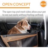 image:imageKampH Dog Car Seat Buckle N Go Dog Car Seats for Small Dogs XS 16x14x14in  Secure backseat rides small dog car seat with mesh windows folds flat carseat for dog seat belt tetherTan