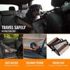 image:imageKampH Dog Car Seat Buckle N Go Dog Car Seats for Small Dogs XS 16x14x14in  Secure backseat rides small dog car seat with mesh windows folds flat carseat for dog seat belt tetherGray