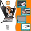 image:imageKampH Dog Car Seat Buckle N Go Dog Car Seats for Small Dogs XS 16x14x14in  Secure backseat rides small dog car seat with mesh windows folds flat carseat for dog seat belt tetherGray