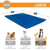 image:imageKampH Dog Cooling Mat Cool Bed III  Medium 32x22in Chill Blue  Orthopedic Cooling Mat For Dogs Indoor Outdoor Cooling Pad for Medium Pets Pet Bed for Homes Crates Yards PorchesLarge 44 X 32 Inches