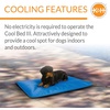 image:imageKampH Dog Cooling Mat Cool Bed III  Medium 32x22in Chill Blue  Orthopedic Cooling Mat For Dogs Indoor Outdoor Cooling Pad for Medium Pets Pet Bed for Homes Crates Yards PorchesSmall 24 X 17 Inches