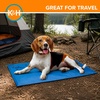 image:imageKampH Dog Cooling Mat Coolin Pet Pad  XLarge 38x27in Chill Blue  Portable Cooling Mat for Dogs Travel or in Home Perfect for Carriers Crates Outdoor Houses Yards Porches amp Pet BedsXL 27 in x 38 in