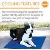 image:imageKampH Dog Cooling Mat Coolin Pet Pad  XLarge 38x27in Chill Blue  Portable Cooling Mat for Dogs Travel or in Home Perfect for Carriers Crates Outdoor Houses Yards Porches amp Pet BedsLarge 20 x 36 in