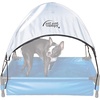 image:imageKampH Dog Pool Portable Pet Bath Large 42x30in Chill Blue  Dog Pools for Large Dogs amp Puppies Splash Pad Foldable Pool Design Heavy Duty Liner with Metal Frame Easy Drain PlugPool Canopy