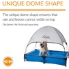 image:imageKampH Dog Pool Portable Pet Bath Large 42x30in Chill Blue  Dog Pools for Large Dogs amp Puppies Splash Pad Foldable Pool Design Heavy Duty Liner with Metal Frame Easy Drain PlugPool Canopy