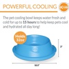image:imageKampH Dog Water Bowl Coolin Pet Bowl Ice Cold Pet Dish 96 Ounces  Summer Cooling Water Bowl for Small Medium amp Large Dogs amp Cats Stays Cool and Fresh Insulated BPAfree Indoor Outdoor32 Ounces