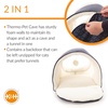 image:imageKampH Heated Cat Bed ThermoPet Cave Indoor Safety Listed 4W NavyGeo  Removable Waterproof Cat Heating Pad Heated Pet Bed for Dogs amp Cats Covered Cave Pet Tent Collapsible Machine WashableNavyGeo Flower