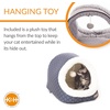 image:imageKampH Heated Cat Bed ThermoPet Cave Indoor Safety Listed 4W NavyGeo  Removable Waterproof Cat Heating Pad Heated Pet Bed for Dogs amp Cats Covered Cave Pet Tent Collapsible Machine WashableNavyGeo Flower