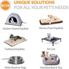 image:imageKampH Heated Dog Bed ThermoSnuggly Sleeper Indoor Safety Listed Medium 6W  Removable Waterproof Dog Heating Pad Calming Pillow Pet Bed Machine Washable 26x20in SageTanMedium 26 in X 20 in