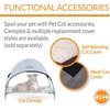 image:imageKampH Outdoor Elevated Dog Bed Coolin Pet Cot Medium 32x25in GrayBlue  Pet Cot for Medium amp Large Pets with CoolCore Center Hammock Design Outdoor Dog Bed Washable Cover Portable PlatformCooling Cot