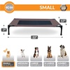 image:imageKampH Outdoor Elevated Dog Bed Cooling Raised Dog Bed Large 42x30in Green  Cool comfort outdoors large dog cot with hammock support washable dog bed metal frame quickdry meshChocolateBlack Mesh