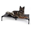 image:imageKampH Outdoor Elevated Dog Bed Cooling Raised Dog Bed Large 42x30in Green  Cool comfort outdoors large dog cot with hammock support washable dog bed metal frame quickdry meshCharcoalBlack Mesh
