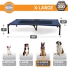 image:imageKampH Outdoor Elevated Dog Bed Cooling Raised Dog Bed Large 42x30in Green  Cool comfort outdoors large dog cot with hammock support washable dog bed metal frame quickdry meshBlueBlack Mesh