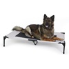image:imageKampH Outdoor Elevated Dog Bed Cooling Raised Dog Bed Large 42x30in Green  Cool comfort outdoors large dog cot with hammock support washable dog bed metal frame quickdry meshTaupeBlack Mesh