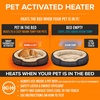 image:imageKampH Pet Bed Warmer Safety Listed Dog Heating Pad XL 255x1575in Tan  Create Your Own Heated Dog Bed with The KampH Warmer Waterproof Indoor Heated Warming Pad Insert Smart Automatic TemperatureSmall