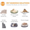 image:imageKampH Pet Bed Warmer Safety Listed Dog Heating Pad XL 265 X 1675in Gray  Create Your Own Heated Dog Bed with The KampH Warmer Waterproof Indoor Heated Warming Pad Insert Smart Automatic TemperatureGray