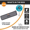 image:imageKampH Pet Bed Warmer Safety Listed Dog Heating Pad XL 265 X 1675in Gray  Create Your Own Heated Dog Bed with The KampH Warmer Waterproof Indoor Heated Warming Pad Insert Smart Automatic TemperatureGray
