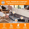 image:imageKampH Pet Bed Warmer Safety Listed Dog Heating Pad XL 265 X 1675in Gray  Create Your Own Heated Dog Bed with The KampH Warmer Waterproof Indoor Heated Warming Pad Insert Smart Automatic TemperatureGray