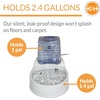 image:imageKampH Pet Products CleanFlow Filtered Water Bowl for Dogs Granite Medium 14 Gallon Bowl  1 Gallon Reservoir