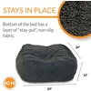 image:imageKampH Pet Products Cuddle Cube Pet Bed Gray Small 24 X 24 Inches