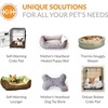 image:imageKampH Pet Products Mothers Heartbeat Puppy Crate Pad Gray Fleece Small Breed beat 14 X 22 InchesSmall breed beat 14 X 22 Inches