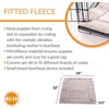 image:imageKampH Pet Products Mothers Heartbeat Puppy Crate Pad Gray Fleece Small Breed beat 14 X 22 InchesSmall breed beat 14 X 22 Inches