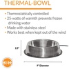 image:imageKampH Pet Products ThermalBowl Outdoor Heated Cat amp Dog Water Bowl Blue 96 Ounces102 Ounces