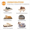 image:imageKampH Pet Products ThermoPet Mat Reversible Heated Pet Bed Mocha 14 X 28 InchesMocha