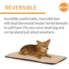 image:imageKampH Pet Products ThermoPet Mat Reversible Heated Pet Bed Mocha 14 X 28 InchesMocha