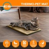 image:imageKampH Pet Products ThermoPet Mat Reversible Heated Pet Bed Mocha 14 X 28 InchesSage