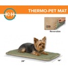 image:imageKampH Pet Products ThermoPet Mat Reversible Heated Pet Bed Mocha 14 X 28 InchesSage