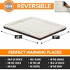 image:imageKampH SelfWarming Cat Bed Pad Self Heating Pad Small 21 X 17 OatmealChoco  Self Heating Cat Bed Pad for Outdoor Kitty Houses Thermal Mat for Indoor Pet Beds amp Furniture Machine WashableOatmealChocolate