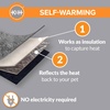 image:imageKampH SelfWarming Cat Bed Pad Self Heating Pad Small 21 X 17 OatmealChoco  Self Heating Cat Bed Pad for Outdoor Kitty Houses Thermal Mat for Indoor Pet Beds amp Furniture Machine WashableOatmealChocolate